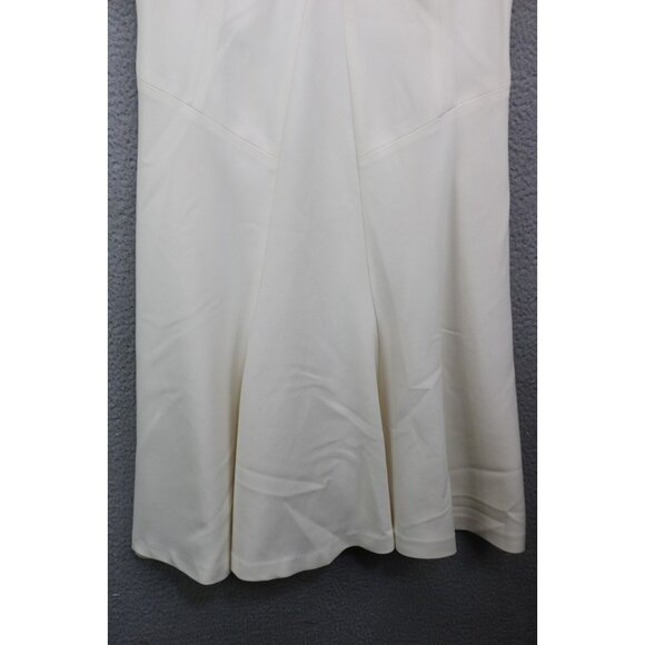 Bloomingdales Ivory A-Line Sleeveless Dress-Size 10/Petite-Lined - Picture 2 of 13